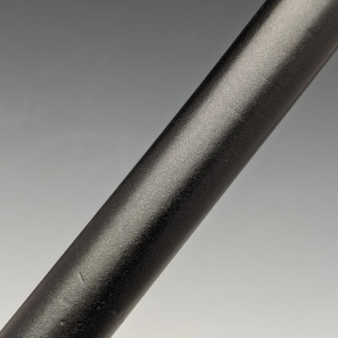 1924年 英国ヴィンテージ 紳士用ステッキ 純銀製 丸ハンドル ブラックシャフト 91.5cm